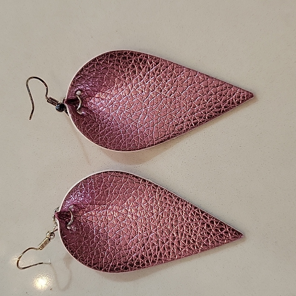 Pink earrings